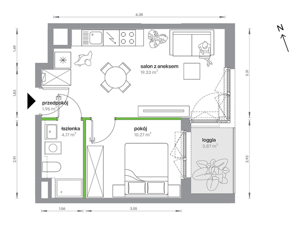 Rzut M Bemowo - AB0503/4