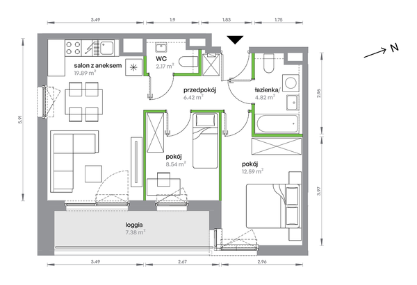 Rzut M Bemowo - AC0105/4