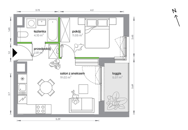 Rzut M Bemowo - AC0204/4