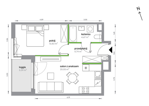 Rzut M Bemowo - AC0208/4