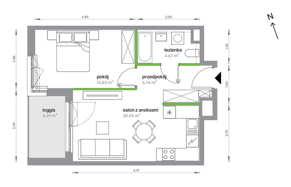 Rzut M Bemowo - AC0308/4