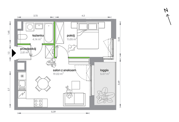 Rzut M Bemowo - AC0403/4