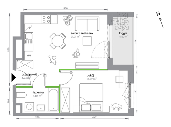 Rzut M Bemowo - BB0302/4