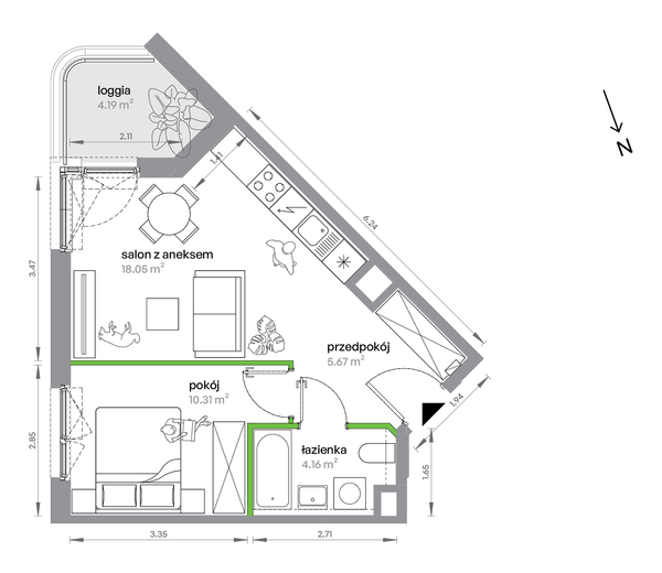 Rzut M Bemowo - BC0102/4