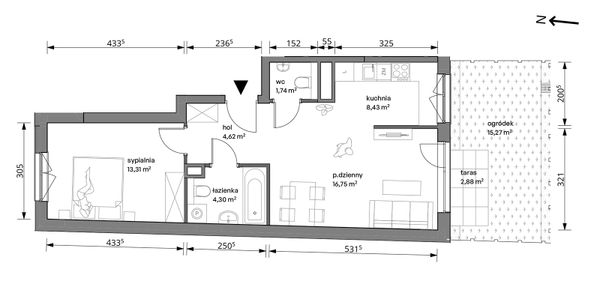 Rzut Trzcinowa Vita - 18/056