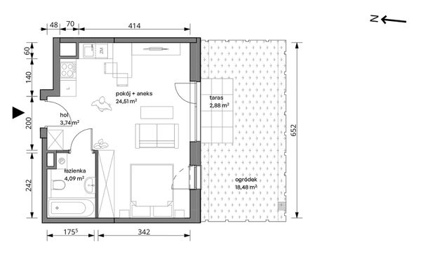 Rzut Trzcinowa Vita - 18/072