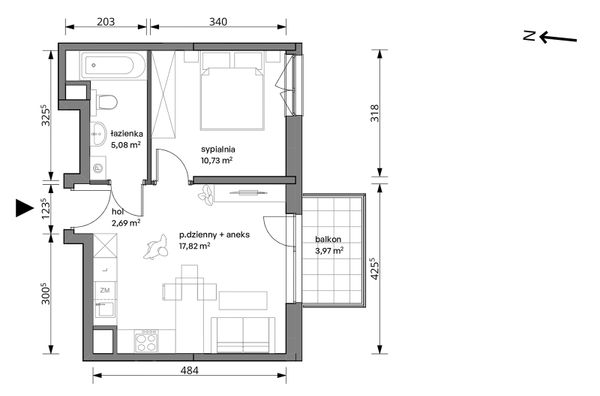Rzut Trzcinowa Vita - 18/060