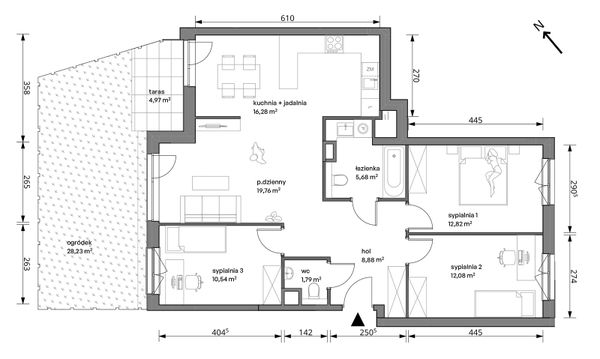 Rzut Trzcinowa Vita - 18A/011