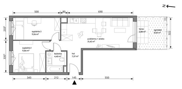 Rzut Trzcinowa Vita - 18/074