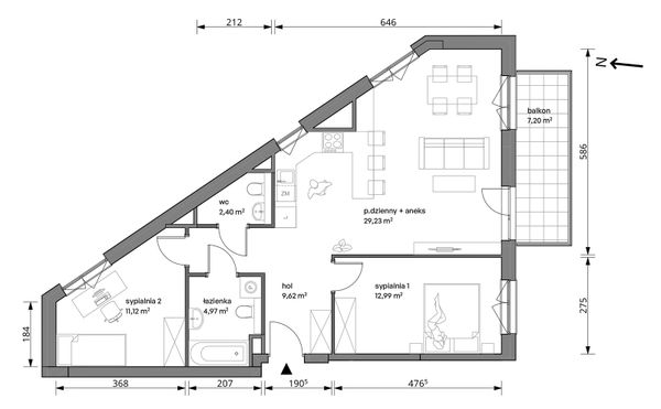 Rzut Trzcinowa Vita - 18/113