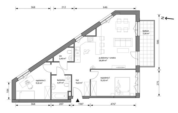 Rzut Trzcinowa Vita - 18/117