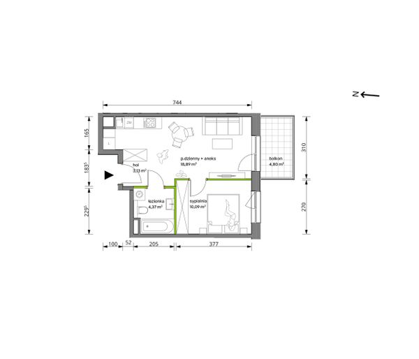 Rzut Trzcinowa Vita - A/10