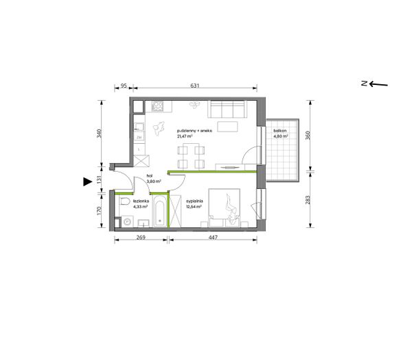 Rzut Trzcinowa Vita - A/08