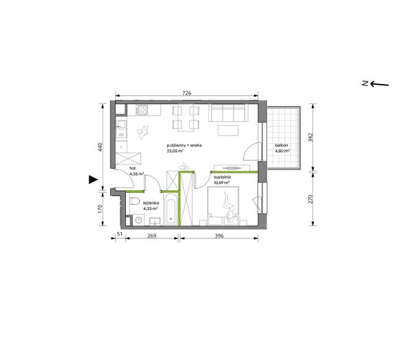 Rzut Trzcinowa Vita - A/15