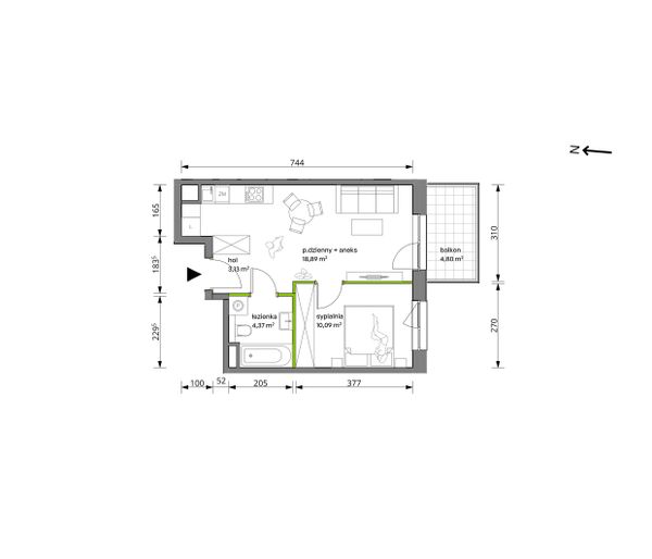 Rzut Trzcinowa Vita - A/16