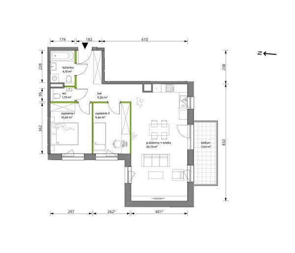 Rzut Trzcinowa Vita - A/17