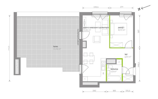 Rzut Bemowo Vita - A1.3D108