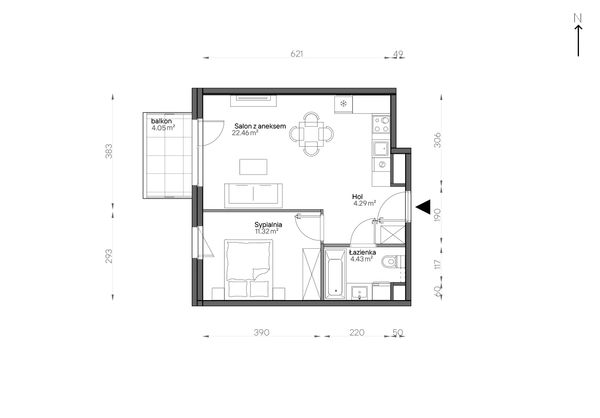 Rzut Aleje Praskie - 136/8