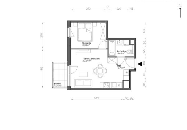 Rzut Aleje Praskie - 142/8