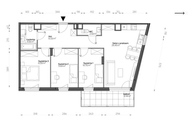 Rzut Aleje Praskie - 108/8