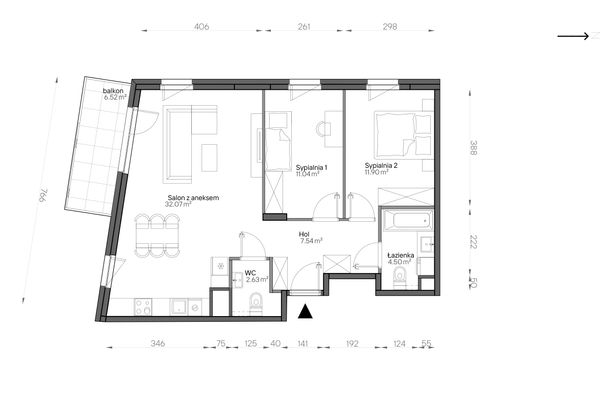 Rzut Aleje Praskie - 119/8
