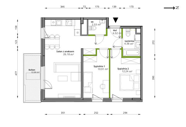 Rzut Aleje Praskie - 034/7