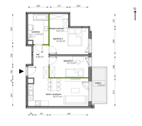 Rzut Aleje Praskie - 088/7