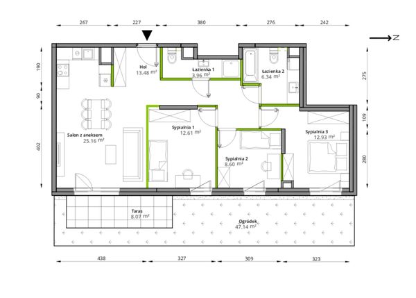 Rzut Aleje Praskie - 101/7