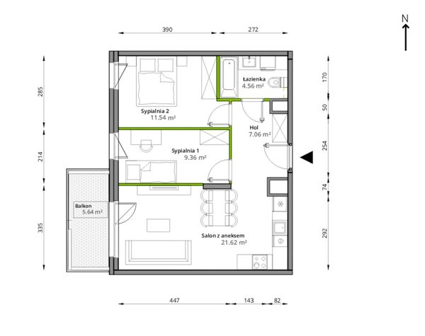 Rzut Aleje Praskie - 114/7