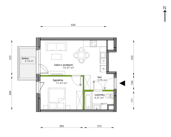 Rzut Aleje Praskie - 122/7