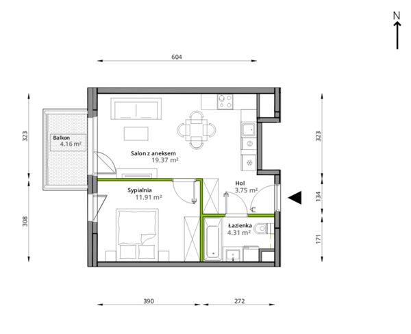 Rzut Aleje Praskie - 131/7