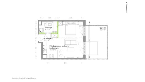 Rzut Centralna Vita - D.001