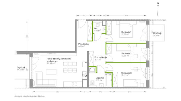 Rzut Centralna Vita - D.002