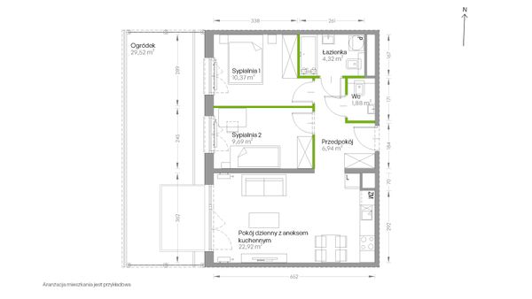 Rzut Centralna Vita - D.003
