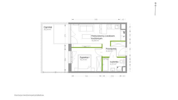 Rzut Centralna Vita - D.004