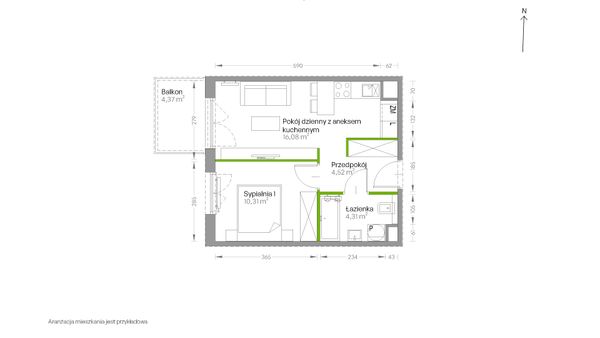 Rzut Centralna Vita - D.008