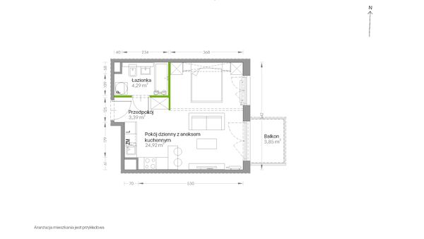 Rzut Centralna Vita - D.011