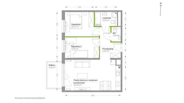 Rzut Centralna Vita - D.031
