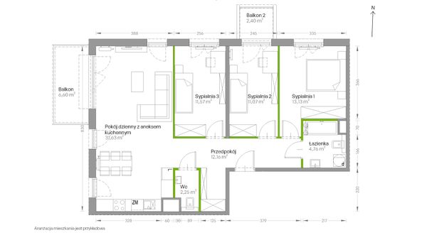 Rzut Centralna Vita - D.039