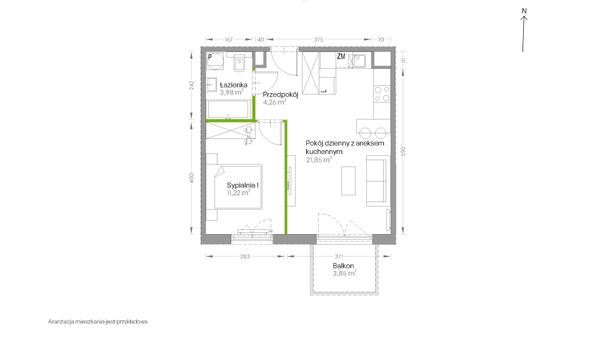 Rzut Centralna Vita - D.066