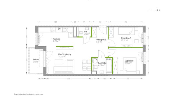 Rzut Centralna Vita - D.074