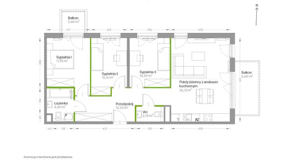 Rzut Centralna Vita - D.087