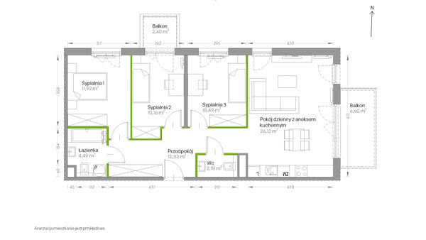 Rzut Centralna Vita - D.095