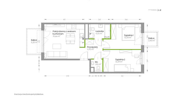 Rzut Centralna Vita - D.098
