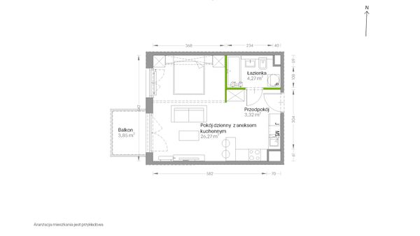 Rzut Centralna Vita - D.133
