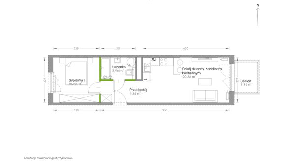 Rzut Centralna Vita - D.151