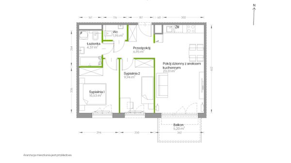 Rzut Centralna Vita - D.193