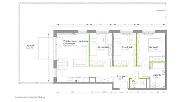 Rzut Centralna Vita - D.218