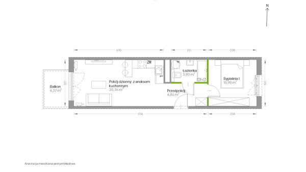 Rzut Centralna Vita - D.231
