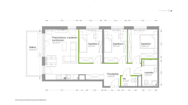 Rzut Centralna Vita - D.242